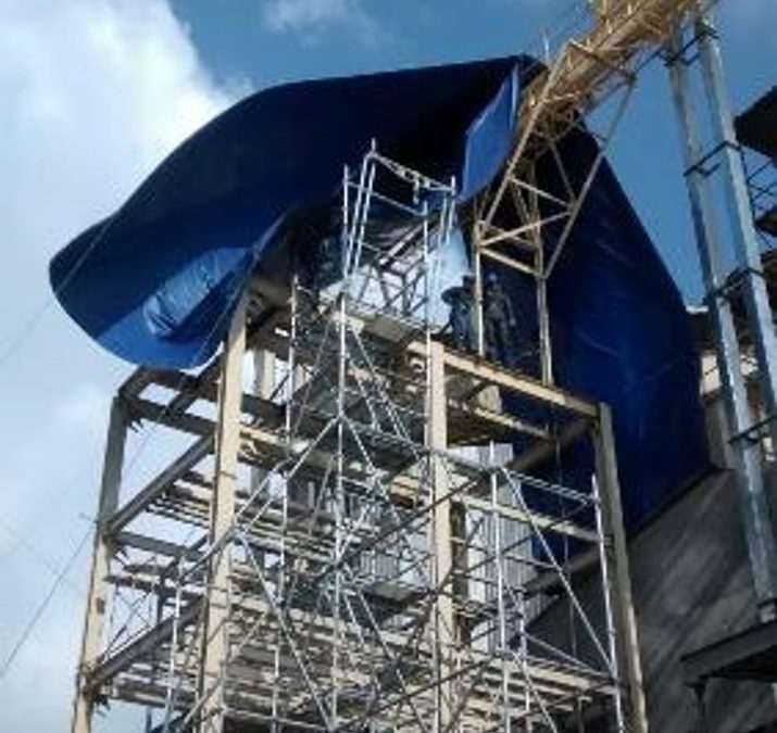 MONTAJE ESTRUCTURA METALICA TORRE EXTRUDER