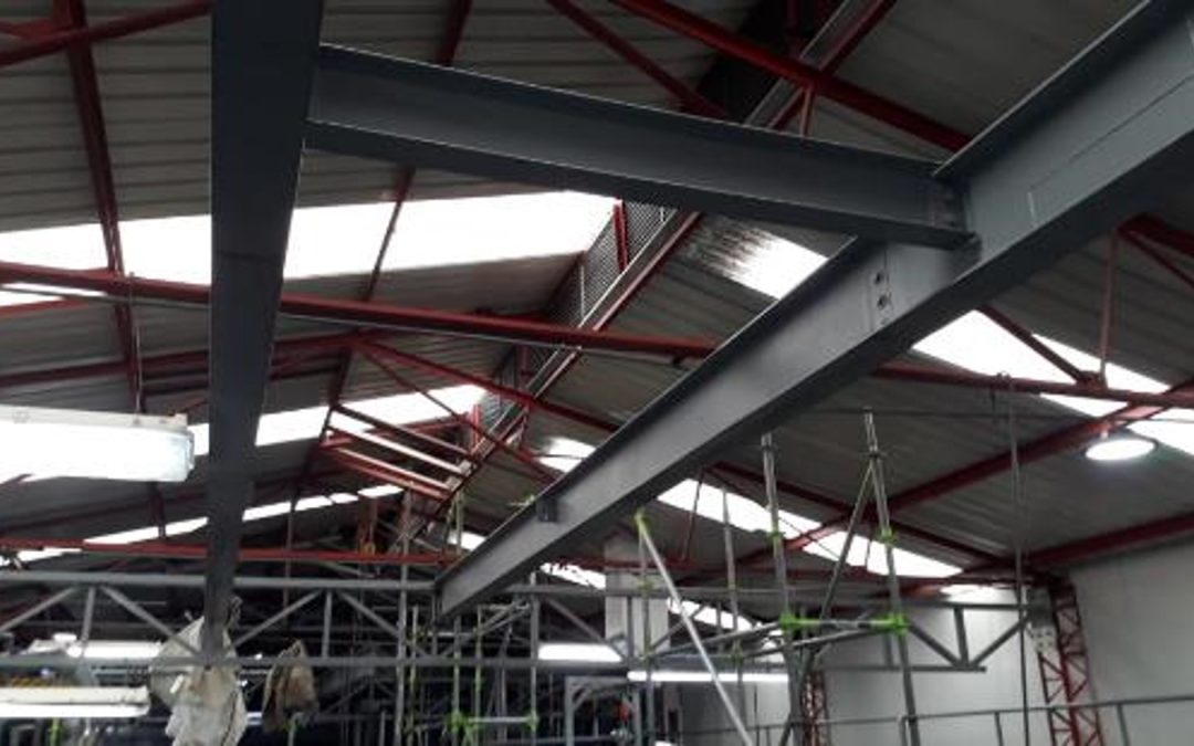 FABRICACIÓN Y MONTAJE ESTRUCTURA METALICA SOPORTES VENTILADORES